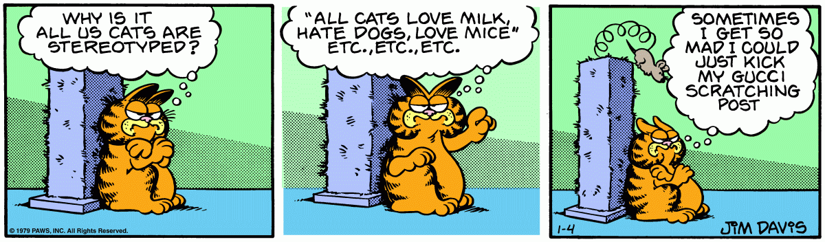 Garfield, January 4, 1979