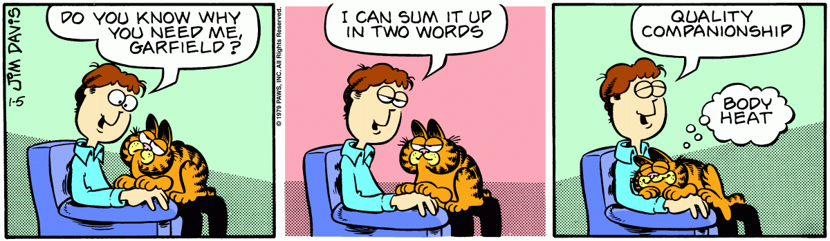 Garfield, January 5, 1979