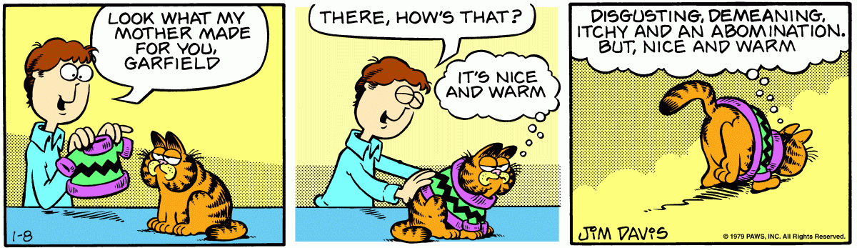 Garfield, January 8, 1979