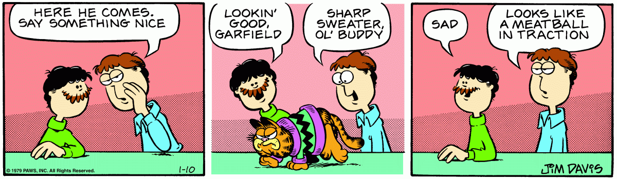 Garfield, January 10, 1979