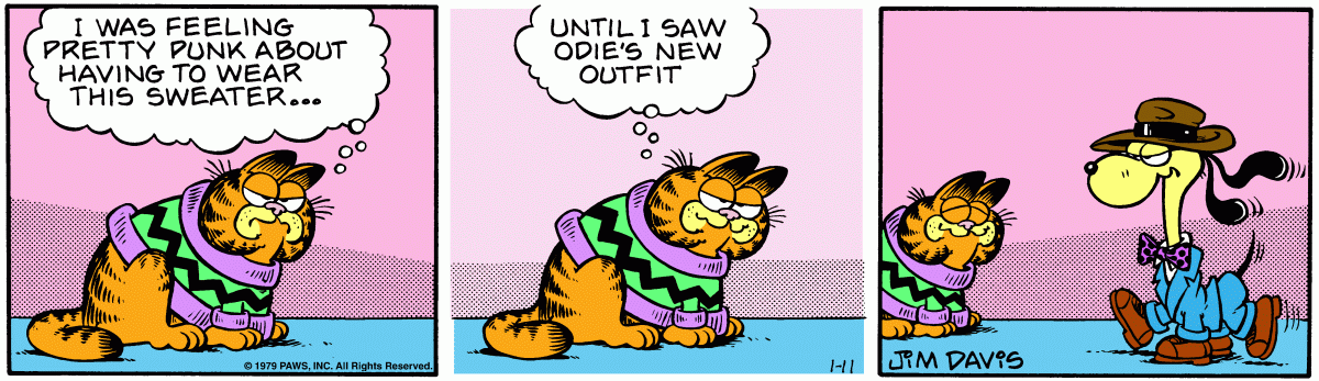 Garfield, January 11, 1979