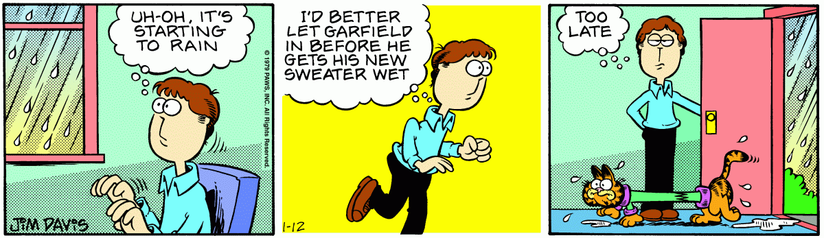 Garfield, January 12, 1979