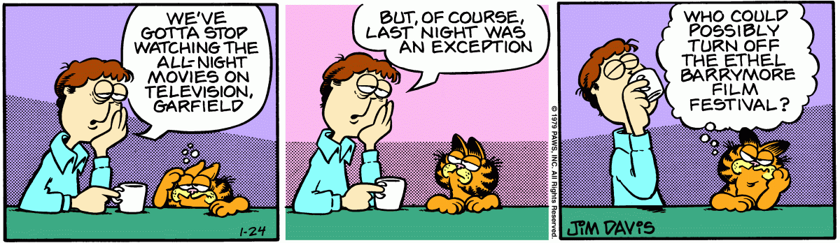 Garfield, January 24, 1979