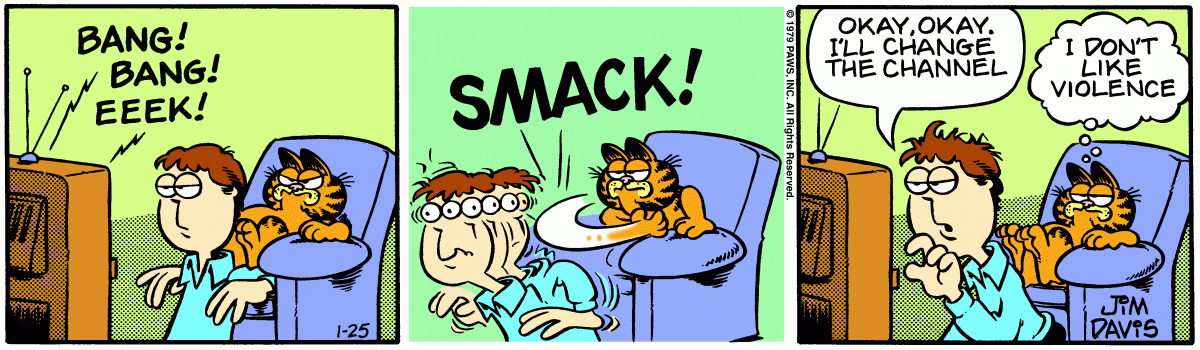 Garfield, January 25, 1979