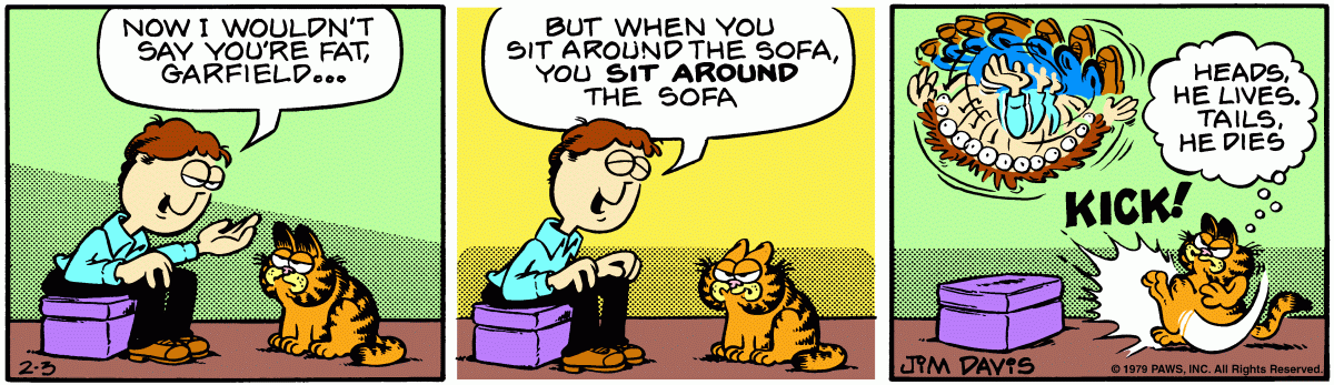 Garfield, February 3, 1979