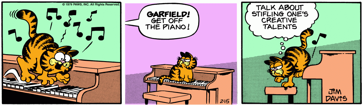 Garfield, February 15, 1979
