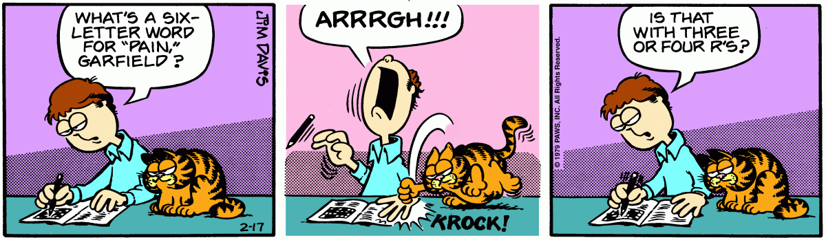 Garfield, February 17, 1979