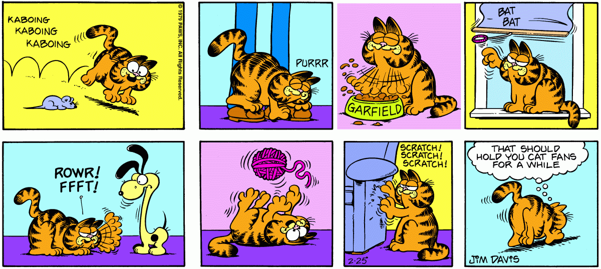 Garfield, February 25, 1979
