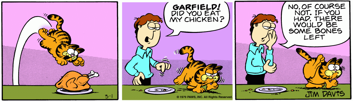 Garfield, March 1, 1979