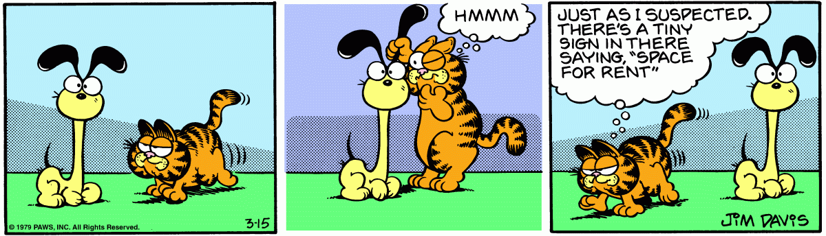 Garfield, March 15, 1979