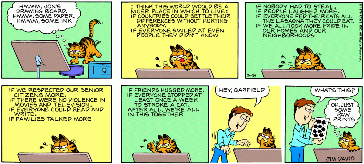 Garfield, March 18, 1979