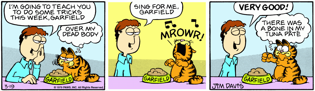 Garfield, March 19, 1979