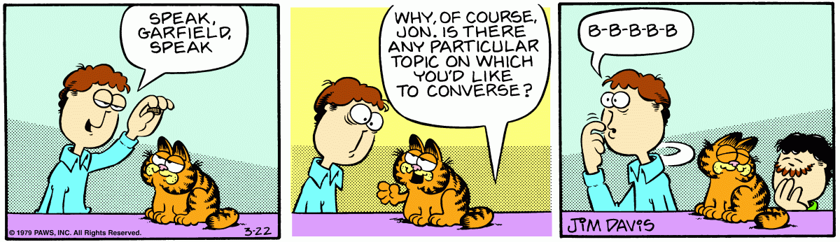 Garfield, March 22, 1979