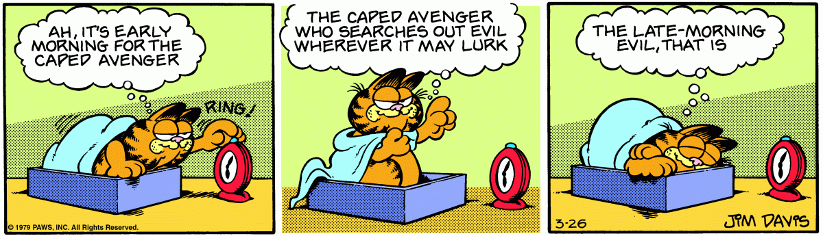 Garfield, March 26, 1979