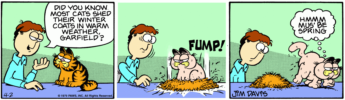 Garfield, April 2, 1979