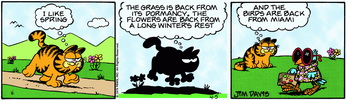 Garfield, April 5, 1979