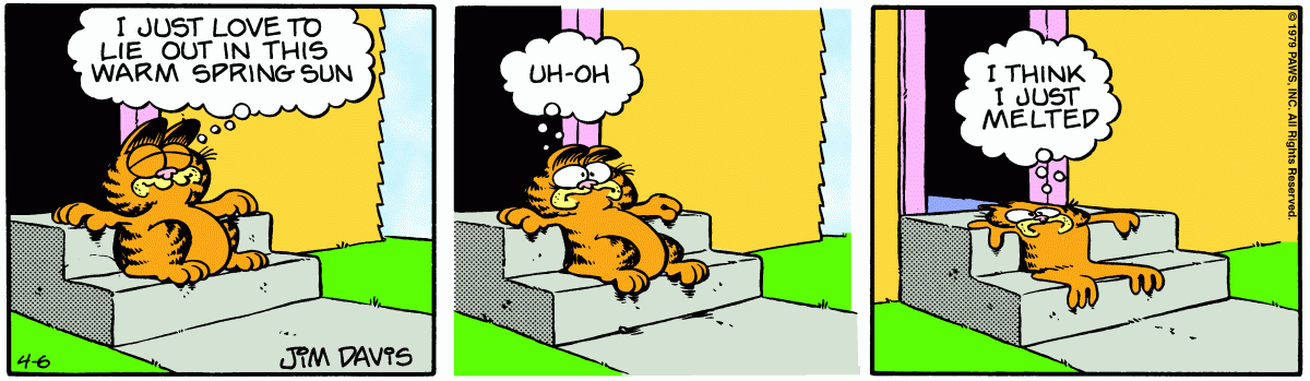 Garfield, April 6, 1979
