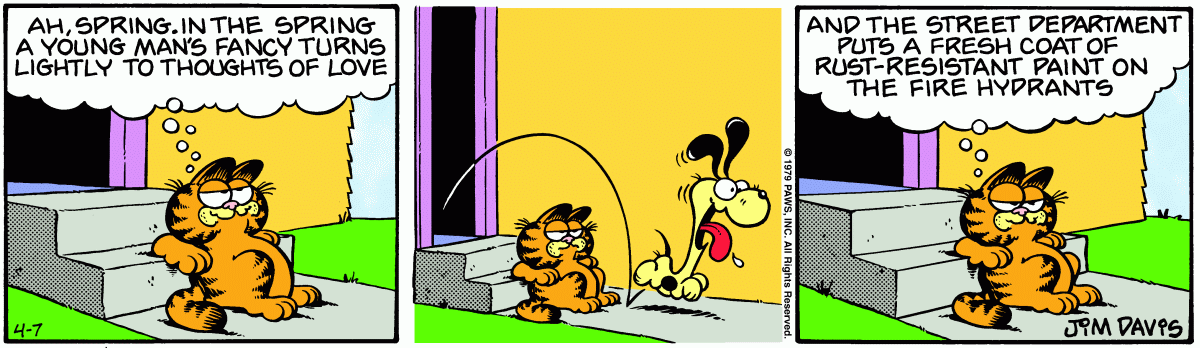 Garfield, April 7, 1979