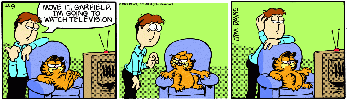 Garfield, April 9, 1979