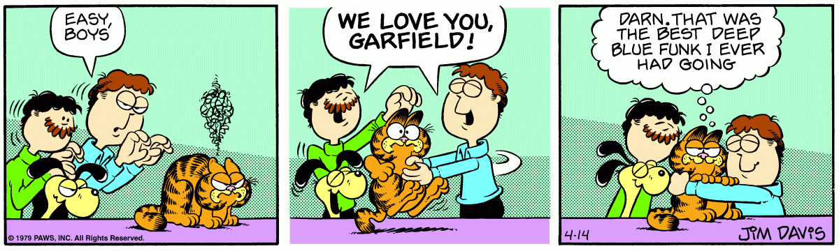 Garfield, April 14, 1979