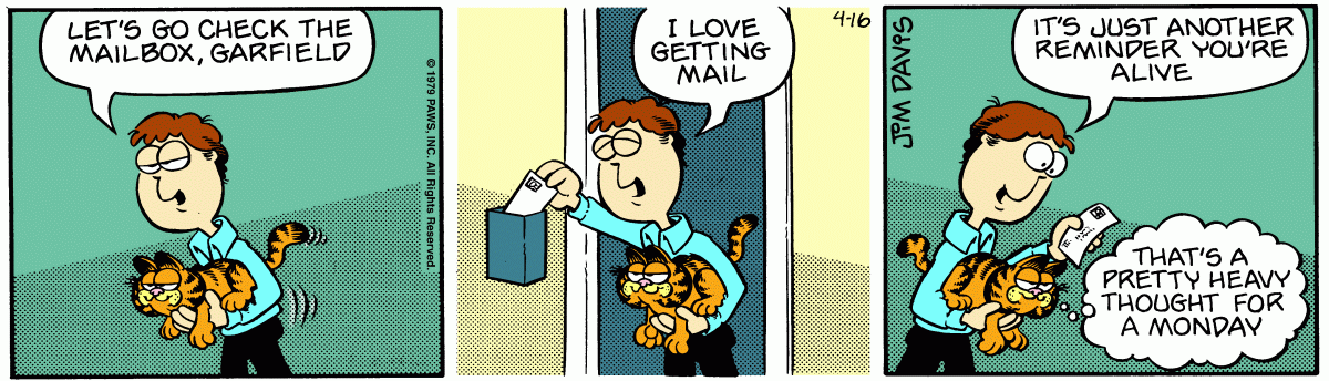 Garfield, April 16, 1979