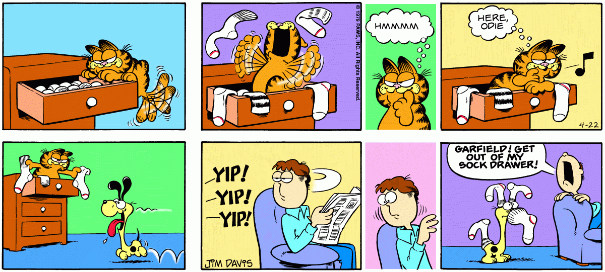 Garfield, April 22, 1979