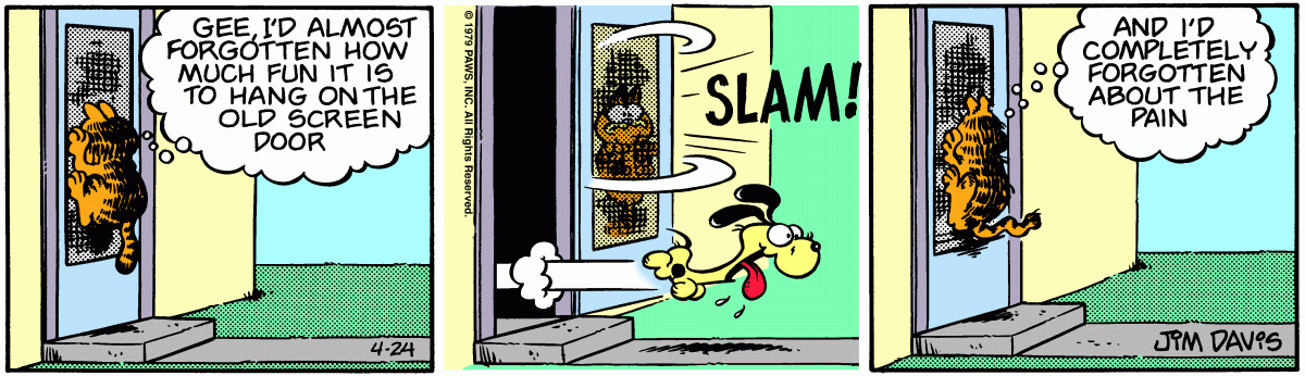 Garfield, April 24, 1979