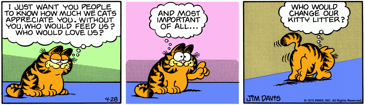Garfield, April 28, 1979
