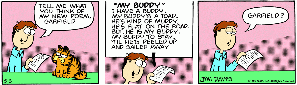Garfield, May 3, 1979