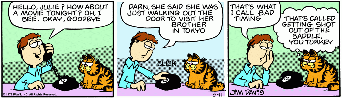 Garfield, May 11, 1979