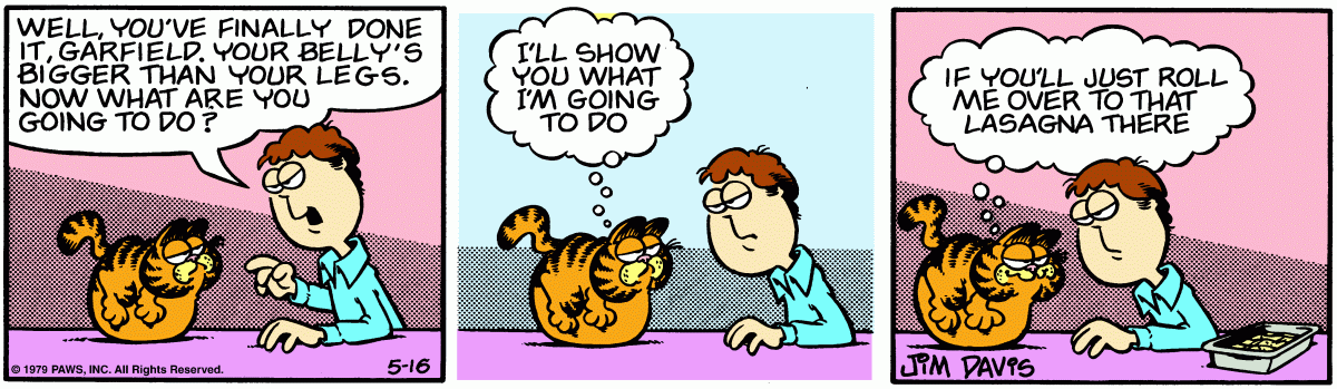 Garfield, May 16, 1979