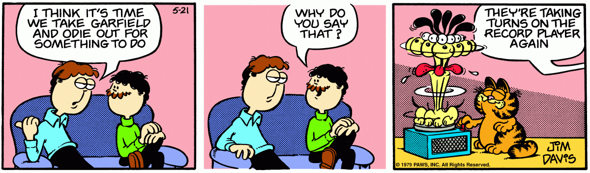 Garfield, May 21, 1979