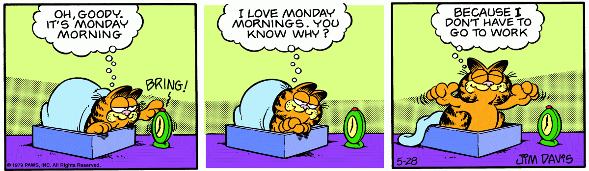 Garfield, May 28, 1979