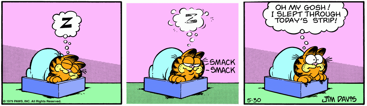 Garfield, May 30, 1979