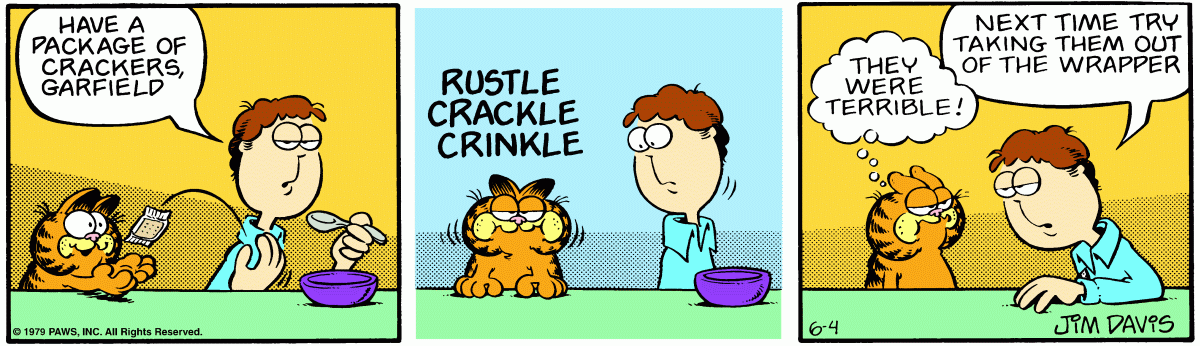 Garfield, June 4, 1979