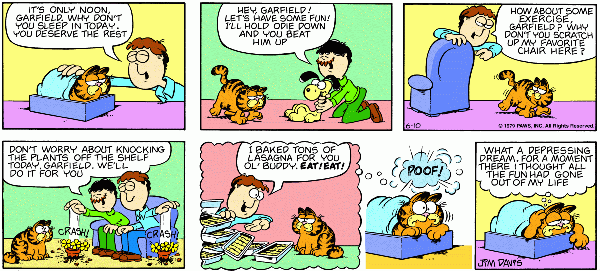 Garfield, June 10, 1979