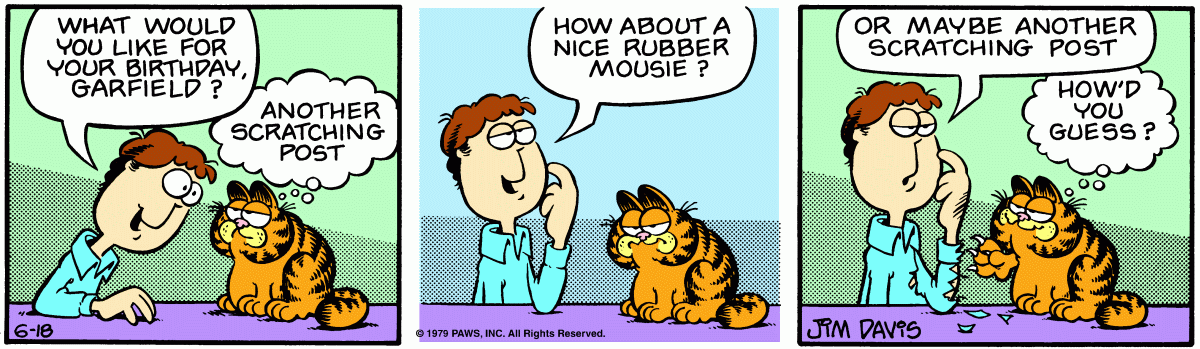 Garfield, June 18, 1979