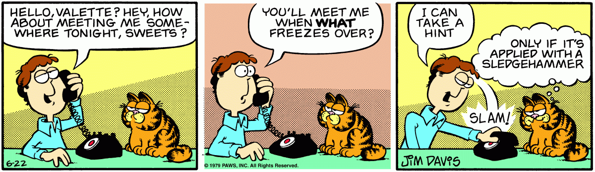 Garfield, June 22, 1979