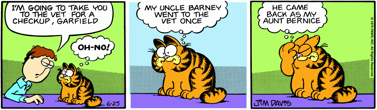 Garfield, June 25, 1979