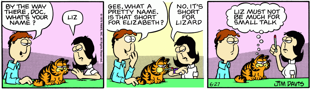 Garfield, June 27, 1979