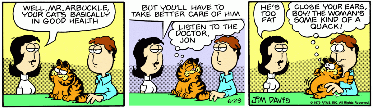 Garfield, June 29, 1979