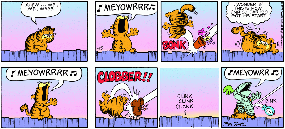 Garfield, July 15, 1979