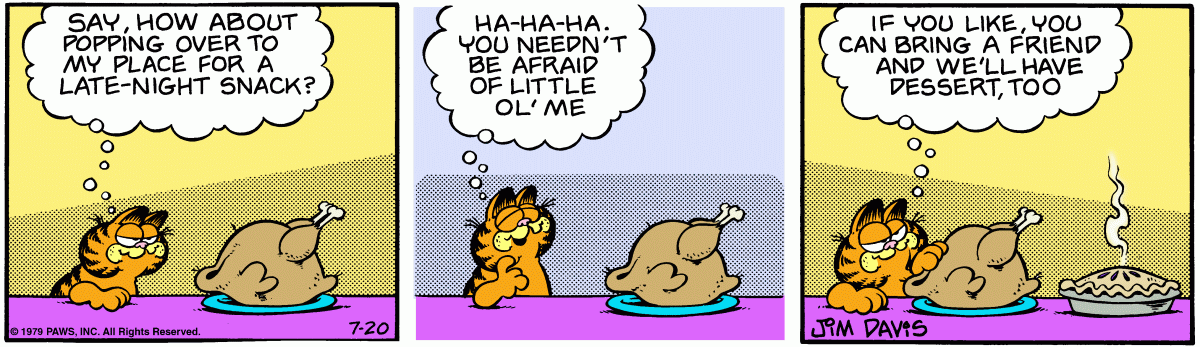 Garfield, July 20, 1979
