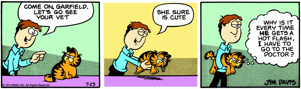 Garfield, July 23, 1979