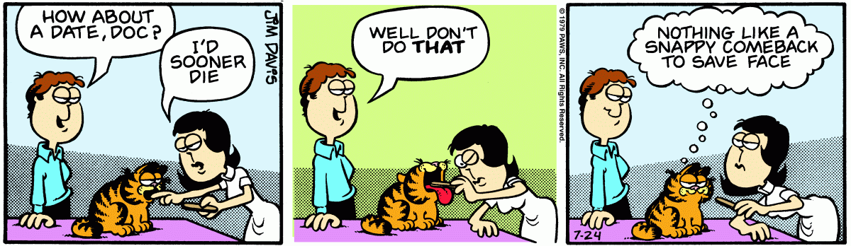 Garfield, July 24, 1979