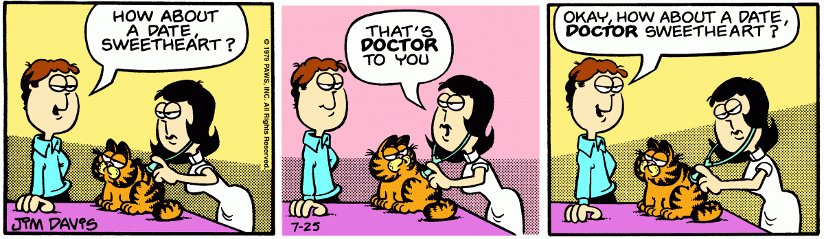 Garfield, July 25, 1979