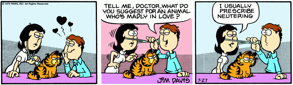 Garfield, July 27, 1979