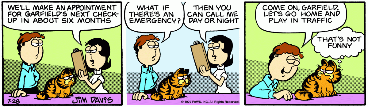 Garfield, July 28, 1979