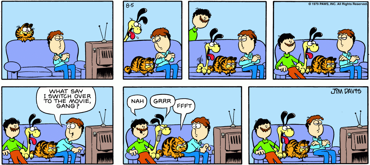 Garfield, August 5, 1979