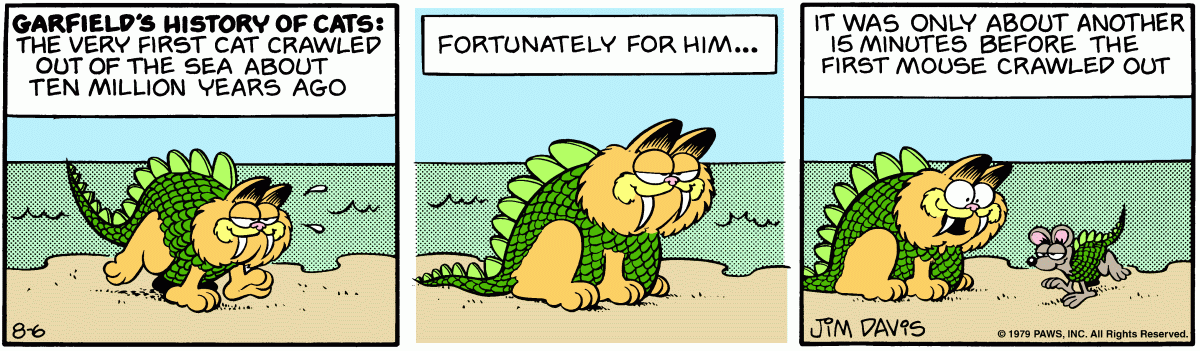 Garfield, August 6, 1979